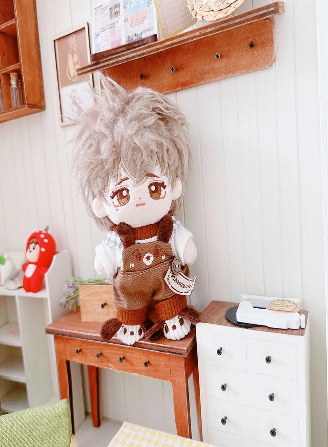 CALEMBOU Plush Doll Clothes ,Cute Stuffed Animal Clothes for Kimmon Mimon, 6 Inches Puppy Suit 3-Piece Set Soft Stuffed Plush Toy Dress Up Accessories - Image 5
